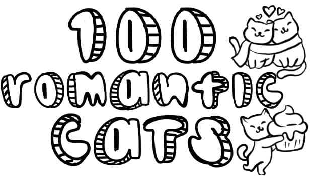 100 Romantic Cats